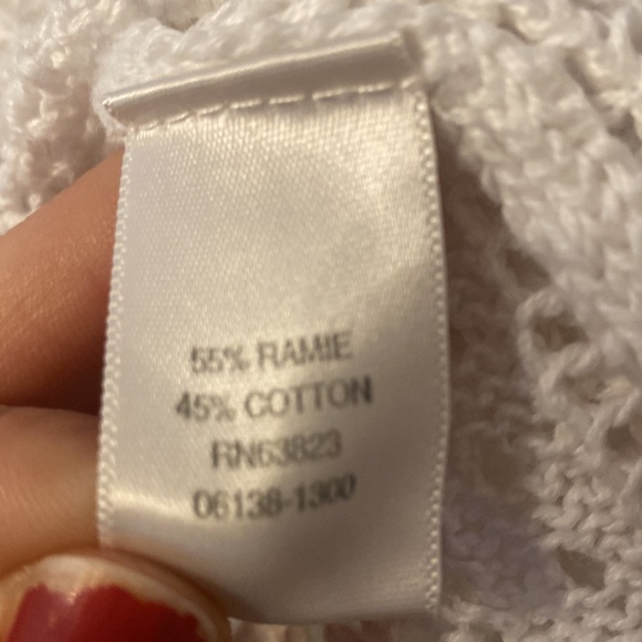 Christopher and Banks white knitted cardigan size small - Picture 3 of 4